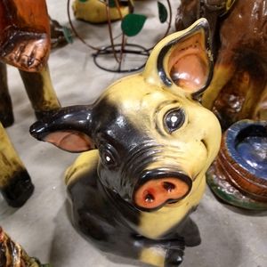 Large ceramic piggy bank